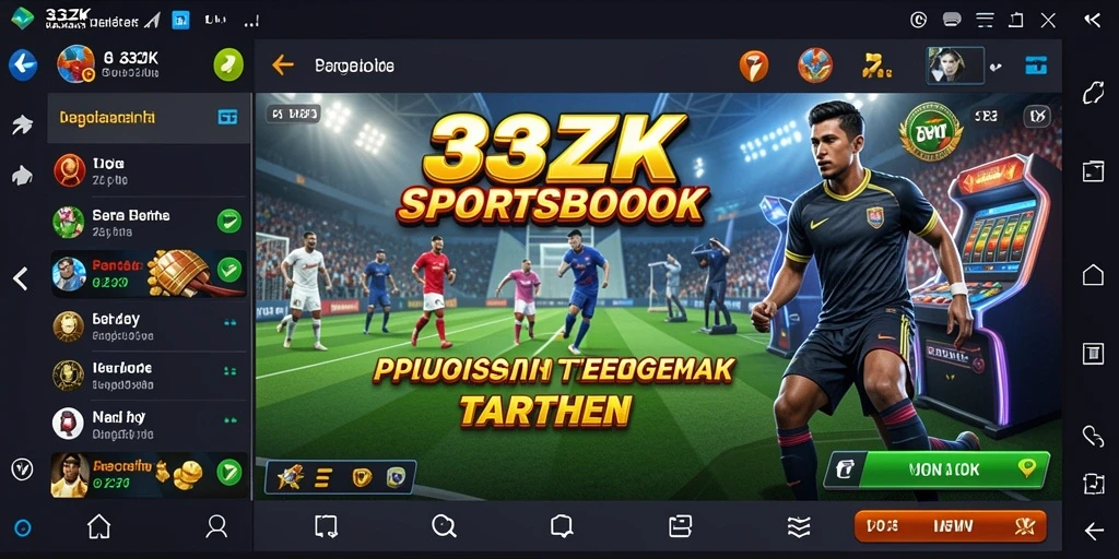 Tampilan menarik dari gameplay taruhan di 33ZK.