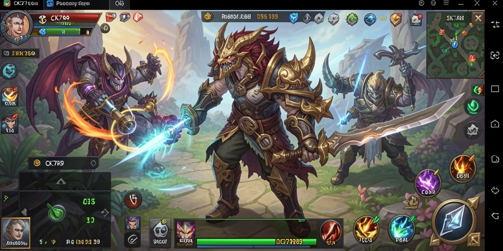 Tampilan gameplay CK789 dengan strategi dan taktik yang mendalam.
