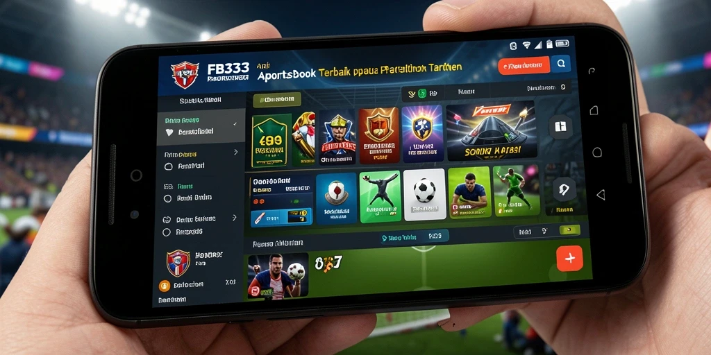 Screenshot utama FB333 menampilkan gameplay Sportsbook yang interaktif.