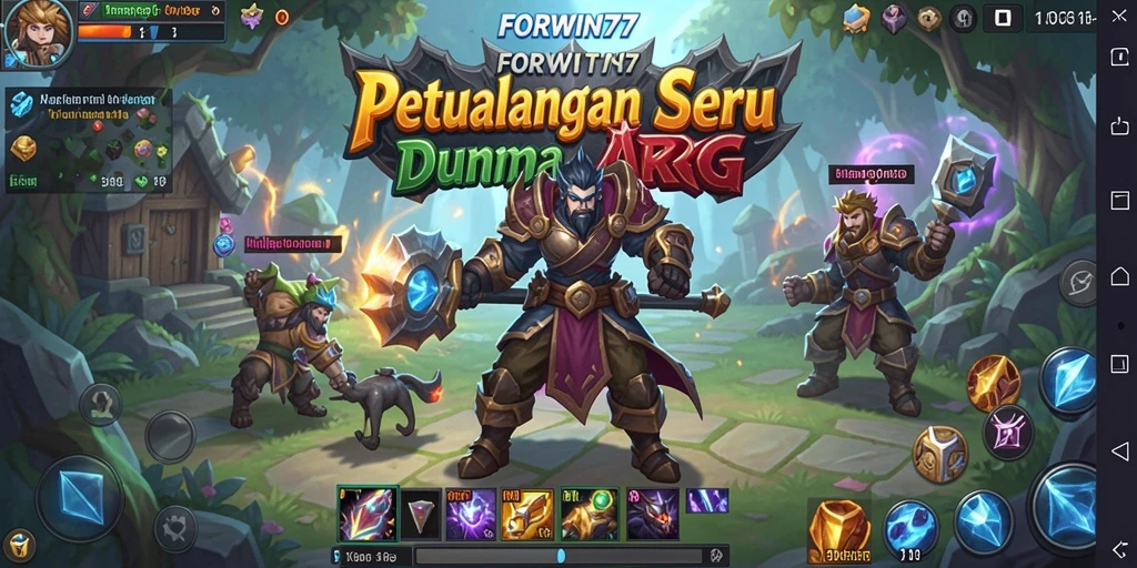 Gameplay menegangkan dengan pertarungan seru di FORWIN77.
