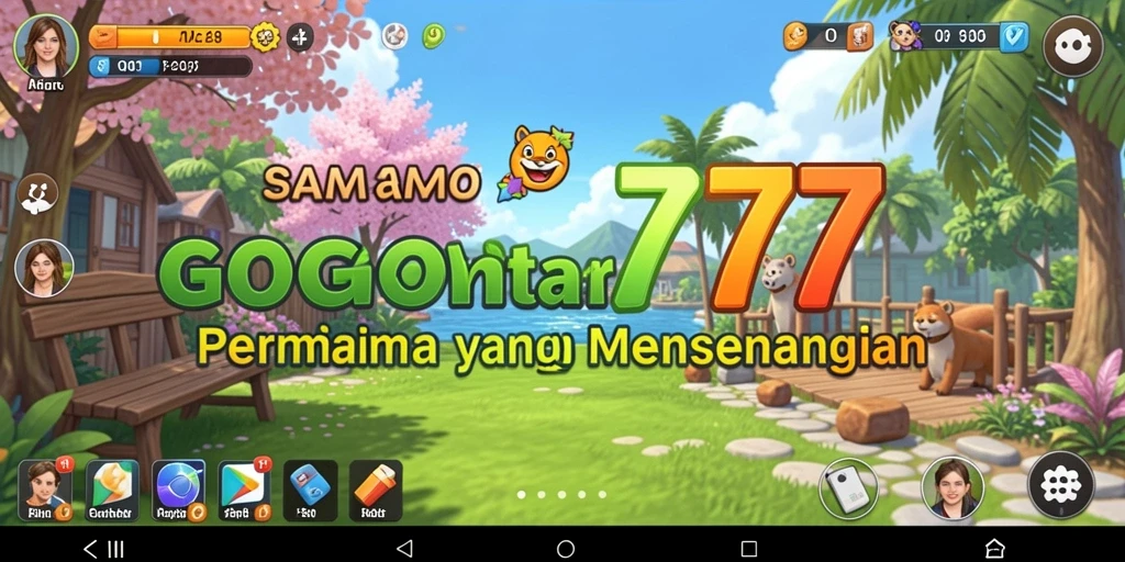 Tampilan screenshot GOGO77 menunjukkan momen seru dalam permainan casual.