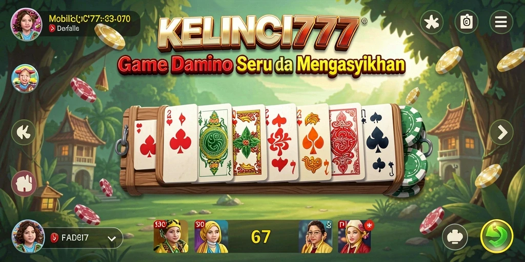 Tampilan gameplay domino yang menarik di KELINCI777.
