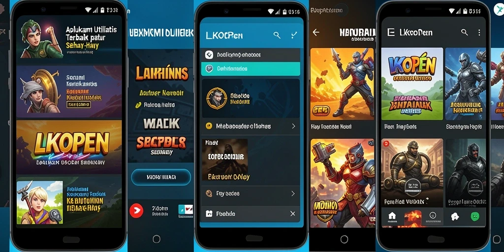 Screenshot LKOPEN yang menampilkan antarmuka aplikasi Utility yang intuitif.