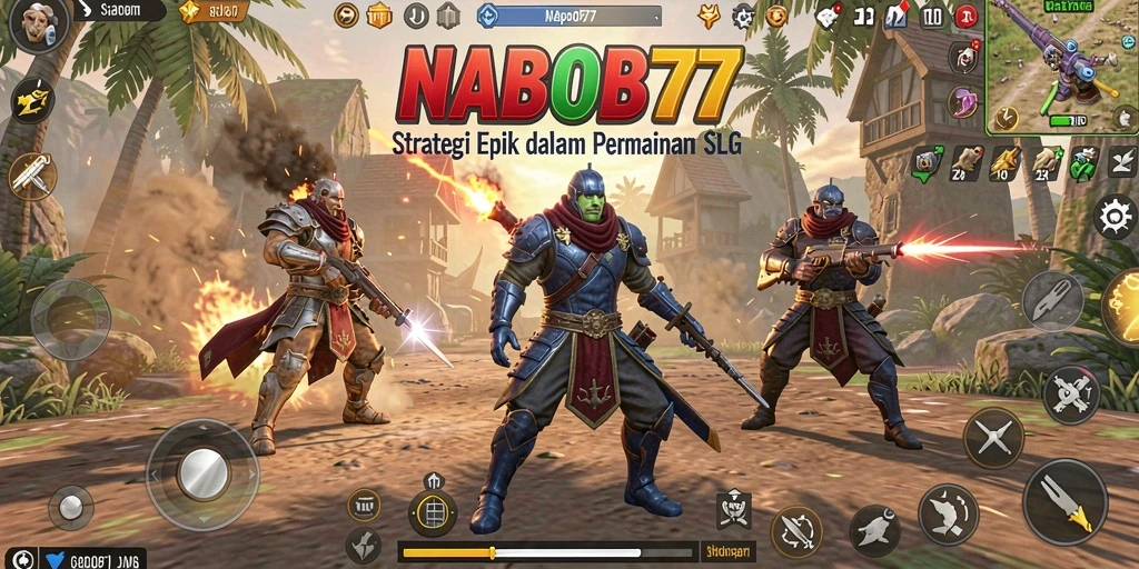 Tampilan menarik dari pertempuran dan pembangunan dalam NABOB77.