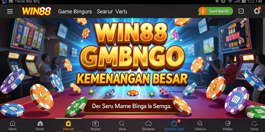 Tampilan gameplay seru Bingo di WIN88 dengan banyak pemain aktif.