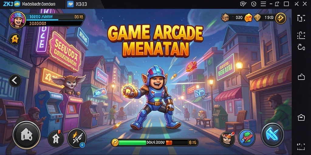 Tampilan gameplay seru dan menantang di ZK3.